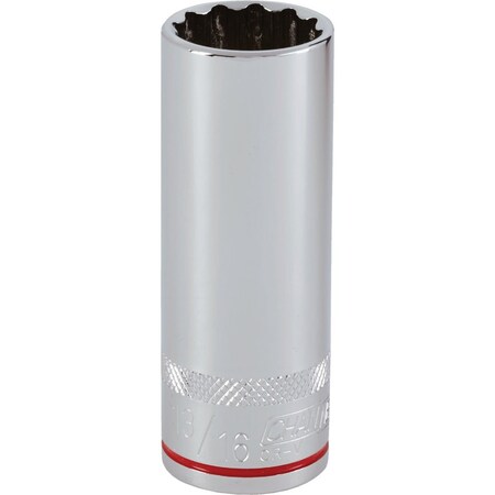 Channellock 1/2 In. Drive 13/16 In. 12-Point Deep Standard Socket 327266